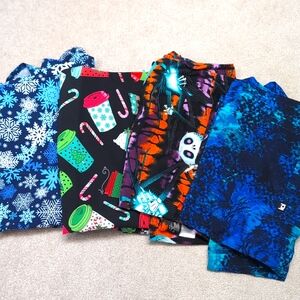 Lot of 4 Scrub Tops